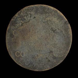 Canada, unknown, 1/2 penny : 1838