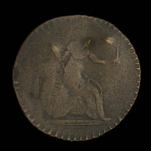 Canada, unknown, 1/2 penny : 1838