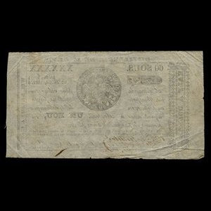 Canada, Wfd. Nelson & Co., 60 sous : July 22, 1837