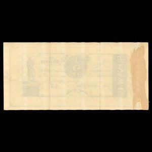 Canada, Hart's Bank, 60 sous : October 1, 1837