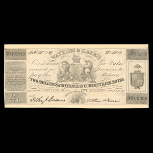 Canada, Watkins & Harris, 30 pence : October 25, 1839