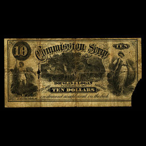 Canada, Douglas & Logan, 10 dollars : 1894