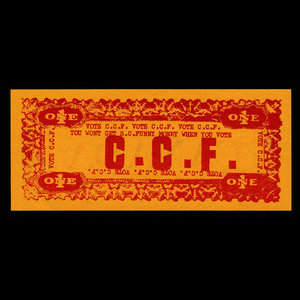 Canada, Co-operative Commonwealth Federation (C.C.F.), no denomination : 1957