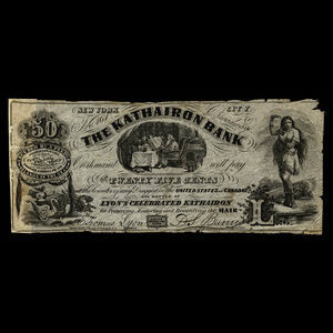 Canada, Kathairon Bank, no denomination : 1887