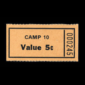 Canada, Camp 10, 5 cents : November 1946
