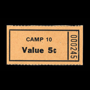 Canada, Camp 10, 5 cents : November 1946