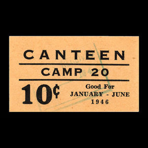 Canada, Camp 20, 10 cents : June 1, 1946