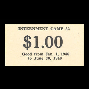 Canada, Camp 32, 1 dollar : June 1, 1946