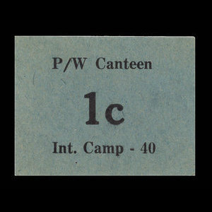 Canada, Camp 40, 1 cent : May 1946