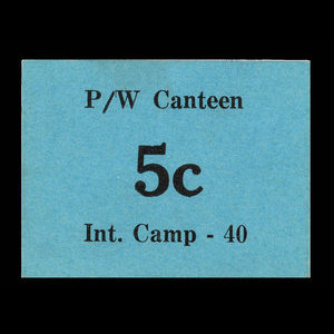 Canada, Camp 40, 5 cents : May 1946
