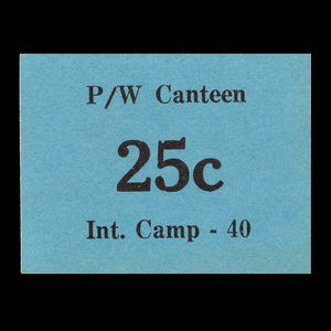 Canada, Camp 40, 25 cents : May 1946