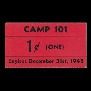Canada, Camp 101, 1 cent : December 31, 1945
