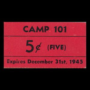 Canada, Camp 101, 5 cents : December 31, 1945