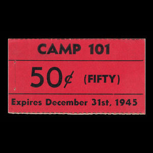 Canada, Camp 101, 50 cents : December 31, 1945