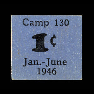 Canada, Camp 130, 1 cent : June 30, 1946