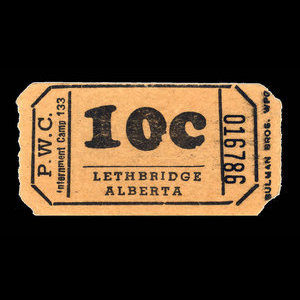 Canada, Camp 133, 10 cents : December 1946