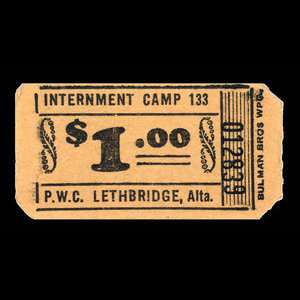 Canada, Camp 133, 1 dollar : December 1946