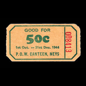 Canada, Camp 100, 50 cents : December 31, 1944