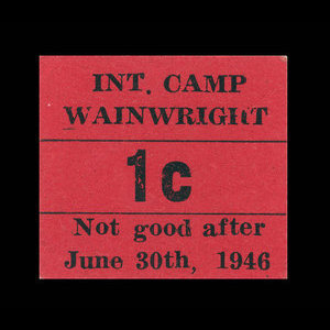 Canada, Camp 135, 1 cent : June 30, 1946