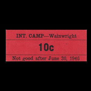 Canada, Camp 135, 10 cents : June 30, 1946