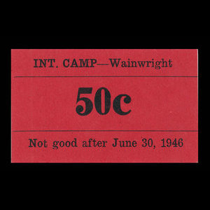 Canada, Camp 135, 50 cents : June 30, 1946
