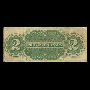 Canada, Province of Canada, 2 dollars : October 1, 1866