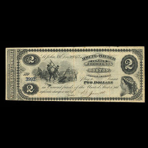 Canada, Jewett & Pitcher, 2 dollars : December 1, 1873