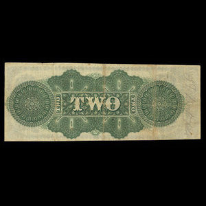 Canada, Jewett & Pitcher, 2 dollars : December 1, 1873