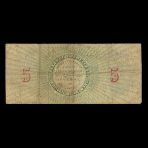Canada, Hollister, Jewell & Co., 5 cents : January 1, 1889