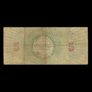 Canada, Hollister, Jewell & Co., 5 cents : January 1, 1889