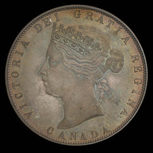 Canada, Victoria, 50 cents : 1870