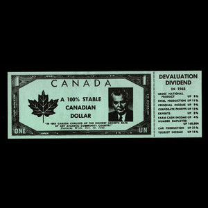Canada, Progressive Conservative Party of Canada, no denomination : 1962