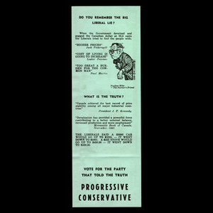 Canada, Progressive Conservative Party of Canada, no denomination : 1962