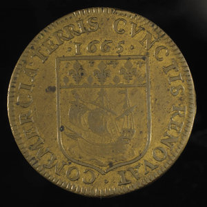 France, Company of the Indies, no denomination : 1665