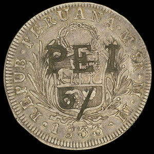 Canada, unknown, 5 shillings : 1833