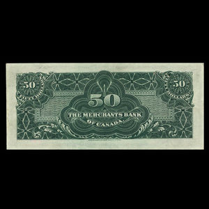 Canada, Merchants Bank of Canada (The), 50 dollars : June 1, 1907