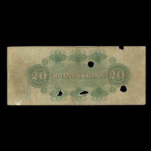 Canada, Molsons Bank, 20 dollars : July 3, 1899