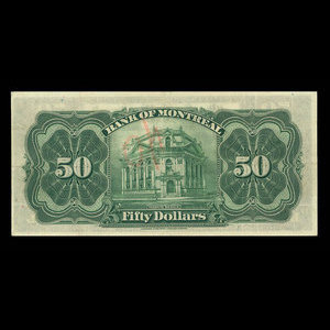 Canada, Bank of Montreal, 50 dollars : January 2, 1923