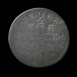 France, Louis XIV, mousquetaire (30 deniers) : 1712