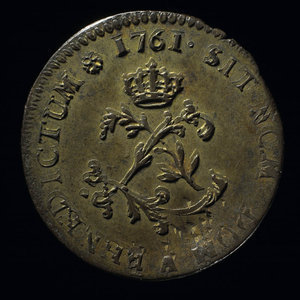 France, Louis XV, 2 sous : 1761