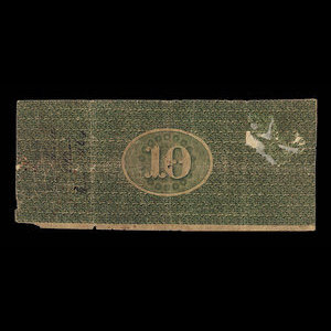 Canada, Bank of Upper Canada (York), 10 dollars : January 1, 1861