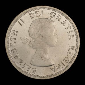 Canada, Elizabeth II, 1 dollar : 1953