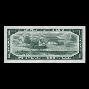 Canada, Bank of Canada, 1 dollar : 1954