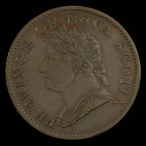 Canada, Province of Nova Scotia, 1/2 penny : 1832