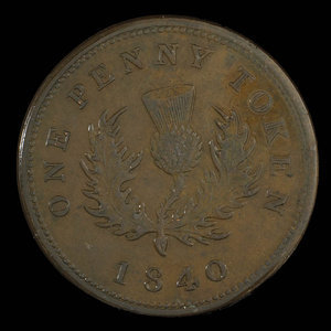 Canada, Province of Nova Scotia, 1 penny : 1840