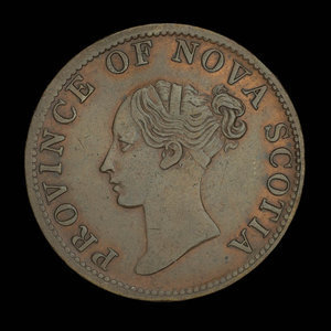 Canada, Province of Nova Scotia, 1/2 penny : 1840