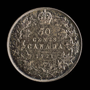 Canada, George V, 50 cents : 1921