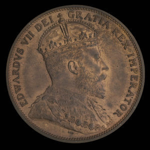 Canada, Edward VII, 1 cent : 1904