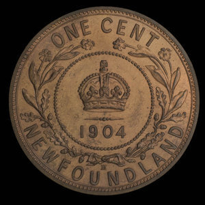 Canada, Edward VII, 1 cent : 1904