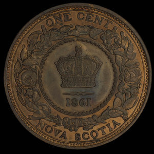 Canada, Province of Nova Scotia, 1 cent : 1861